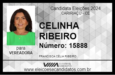 Candidato CELINHA RIBEIRO 2024 - CARIRIAÇU - Eleições