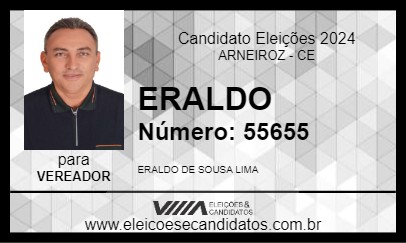 Candidato ERALDO 2024 - ARNEIROZ - Eleições