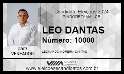 Candidato LEO DANTAS 2024 - PINDORETAMA - Eleições