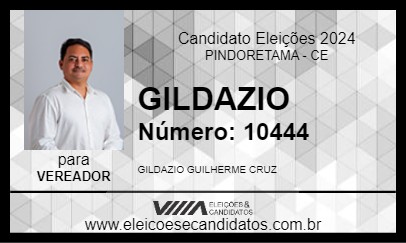 Candidato GILDAZIO 2024 - PINDORETAMA - Eleições