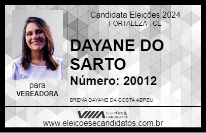 Candidato DAYANE COSTA 2024 - FORTALEZA - Eleições