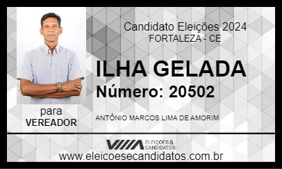 Candidato ILHA GELADA 2024 - FORTALEZA - Eleições