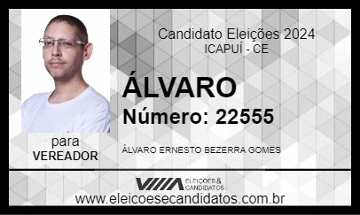 Candidato ÁLVARO 2024 - ICAPUÍ - Eleições