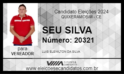 Candidato SEU SILVA 2024 - QUIXERAMOBIM - Eleições