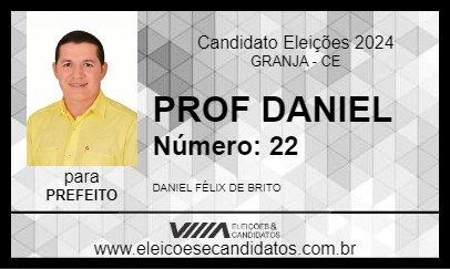 Candidato PROF DANIEL 2024 - GRANJA - Eleições