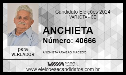 Candidato ANCHIETA 2024 - VARJOTA - Eleições