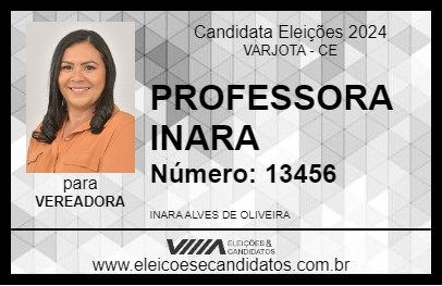 Candidato PROFESSORA INARA 2024 - VARJOTA - Eleições