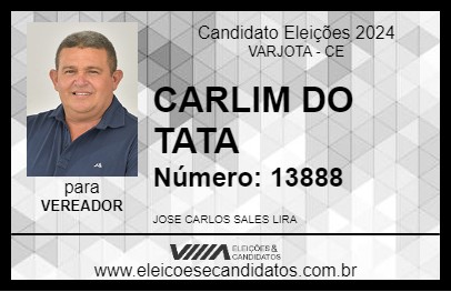 Candidato CARLIM DO TATA 2024 - VARJOTA - Eleições