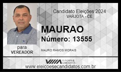 Candidato MAURAO 2024 - VARJOTA - Eleições