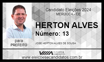 Candidato HERTON ALVES 2024 - MERUOCA - Eleições