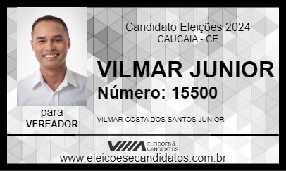 Candidato VILMAR JUNIOR 2024 - CAUCAIA - Eleições