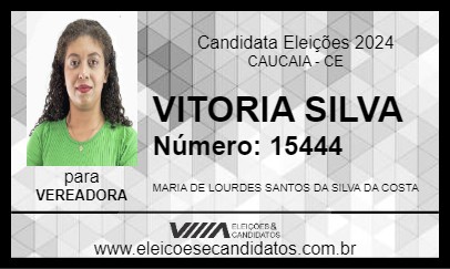 Candidato VITORIA SILVA 2024 - CAUCAIA - Eleições