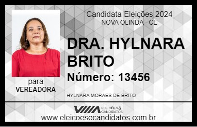 Candidato DRA. HYLNARA BRITO 2024 - NOVA OLINDA - Eleições