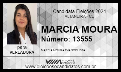 Candidato MARCIA MOURA 2024 - ALTANEIRA - Eleições