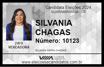 Candidato SILVANIA CHAGAS 2024 - GUARAMIRANGA - Eleições