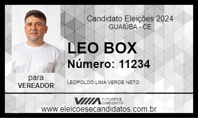 Candidato LEO BOX 2024 - GUAIÚBA - Eleições