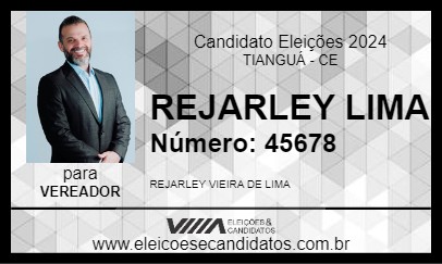 Candidato REJARLEY LIMA 2024 - TIANGUÁ - Eleições