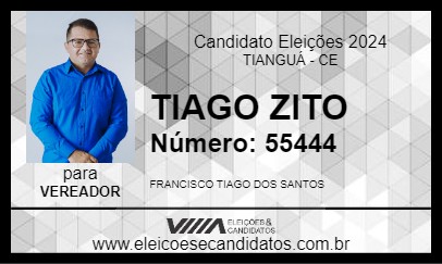 Candidato TIAGO ZITO 2024 - TIANGUÁ - Eleições