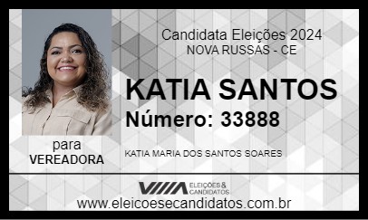 Candidato KATIA SANTOS 2024 - NOVA RUSSAS - Eleições