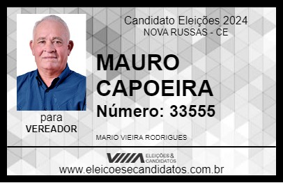 Candidato MAURO CAPOEIRA 2024 - NOVA RUSSAS - Eleições