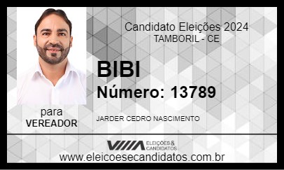 Candidato BIBI 2024 - TAMBORIL - Eleições