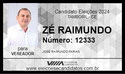 Candidato ZÉ RAIMUNDO 2024 - TAMBORIL - Eleições