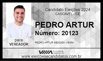 Candidato PEDRO ARTUR 2024 - CASCAVEL - Eleições