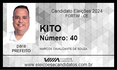 Candidato KITO 2024 - FORTIM - Eleições