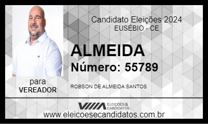 Candidato ALMEIDA 2024 - EUSÉBIO - Eleições