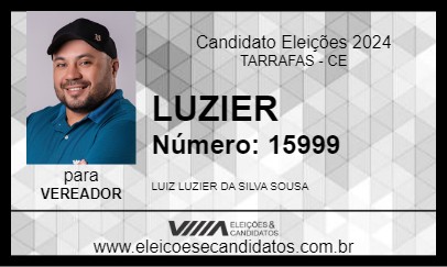 Candidato LUZIER 2024 - TARRAFAS - Eleições