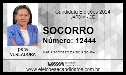 Candidato SOCORRO 2024 - JARDIM - Eleições