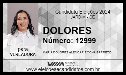 Candidato DOLORES 2024 - JARDIM - Eleições