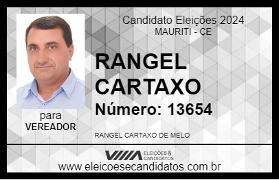 Candidato RANGEL CARTAXO 2024 - MAURITI - Eleições