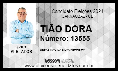 Candidato TIÃO DORA 2024 - CARNAUBAL - Eleições