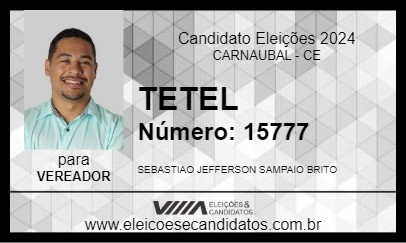 Candidato TETEL 2024 - CARNAUBAL - Eleições