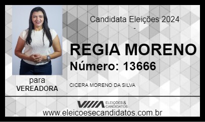 Candidato REGIA MORENO 2024 - IGUATU - Eleições