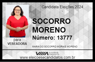 Candidato SOCORRO MORENO 2024 - IGUATU - Eleições