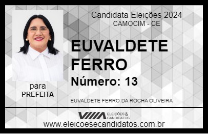 Candidato EUVALDETE FERRO 2024 - CAMOCIM - Eleições