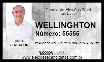 Candidato WELLINGHTON 2024 - TAUÁ - Eleições