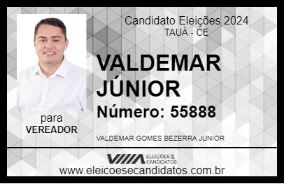 Candidato VALDEMAR JÚNIOR 2024 - TAUÁ - Eleições