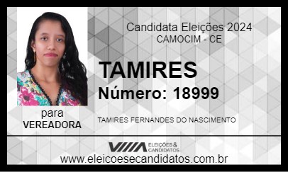 Candidato TAMIRES 2024 - CAMOCIM - Eleições