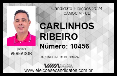 Candidato CARLINHOS RIBEIRO 2024 - CAMOCIM - Eleições