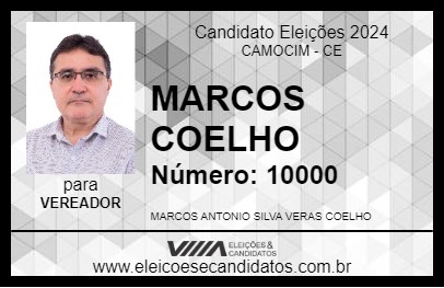 Candidato MARCOS COELHO 2024 - CAMOCIM - Eleições