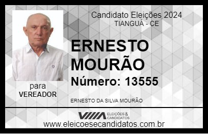 Candidato ERNESTO MOURÃO 2024 - TIANGUÁ - Eleições