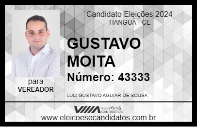 Candidato GUSTAVO MOITA 2024 - TIANGUÁ - Eleições