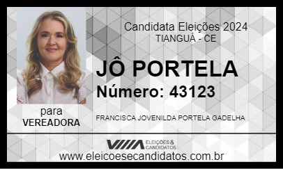 Candidato JÔ PORTELA 2024 - TIANGUÁ - Eleições