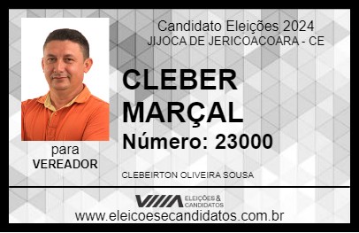 Candidato CLEBER MARÇAL 2024 - JIJOCA DE JERICOACOARA - Eleições