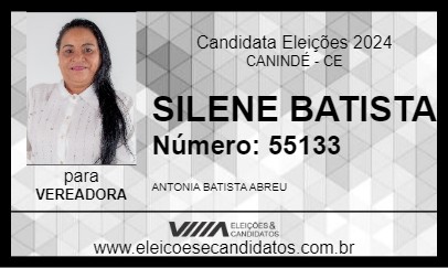 Candidato SILENE BATISTA 2024 - CANINDÉ - Eleições