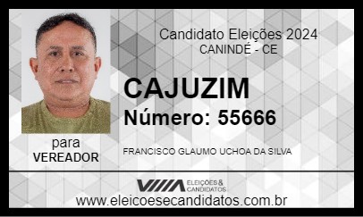 Candidato CAJUZIM 2024 - CANINDÉ - Eleições