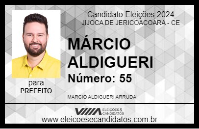 Candidato MÁRCIO ALDIGUERI 2024 - JIJOCA DE JERICOACOARA - Eleições